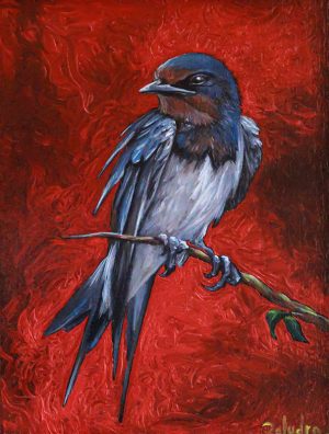 Pictură realizată de Raluca-Ecaterina Dragomir, artist plastic din București.