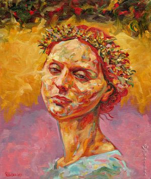 Pictură realizată de Raluca-Ecaterina Dragomir, artist plastic din București.