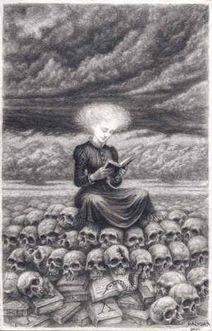 The present in reflection over all her deaths– Graffiti made by Raluca-Ecaterina Dragomir (Raludra), a plastic artist from Bucharest.